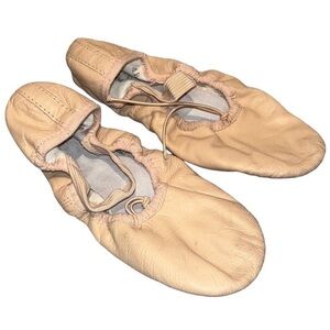 Bloch Pink Leather Ballet Slippers Size 4B- Fits Women’s Size 6